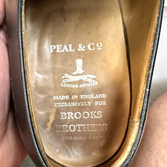 NEW HEELS Crockett & Jones x Brooks Brothers Single Monk Made in England 9 D main image 8